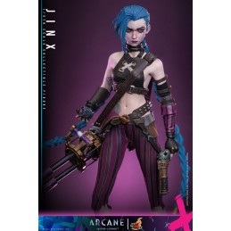 HOT TOYS ARCANE LEAGUE OF LEGENDS JINX SCALE COLLECTIBLE 1/6 27CM ACTION FIGURE