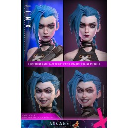 HOT TOYS ARCANE LEAGUE OF LEGENDS JINX SCALE COLLECTIBLE 1/6 27CM ACTION FIGURE