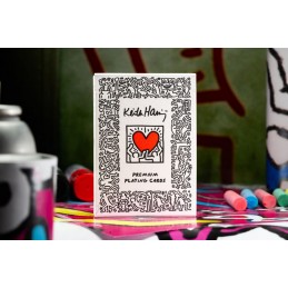 THEORY11 KEITH HARING POKER PLAYING CARDS PREMIUM DECK