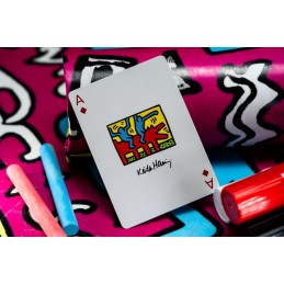 THEORY11 KEITH HARING POKER PLAYING CARDS PREMIUM DECK