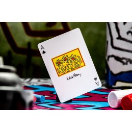 THEORY11 KEITH HARING POKER PLAYING CARDS PREMIUM DECK