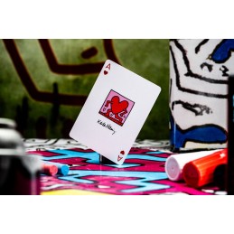 THEORY11 KEITH HARING POKER PLAYING CARDS PREMIUM DECK