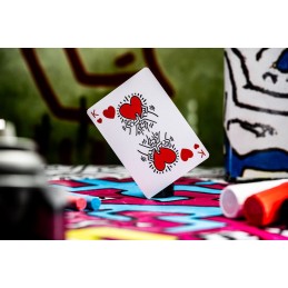 THEORY11 KEITH HARING POKER PLAYING CARDS PREMIUM DECK