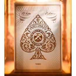 THEORY11 ARTISAN WHITE EDITION POKER PLAYING CARDS PREMIUM DECK