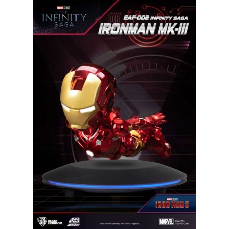 MARVEL THE INFINITY SAGA IRON MAN MARK 3 FLOATING FIGURE STATUA