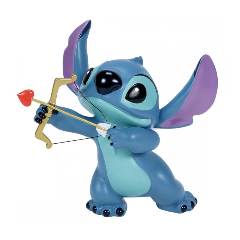 ENESCO LILO AND STITCH VALENTINE DAY STITCH STATUE FIGURE