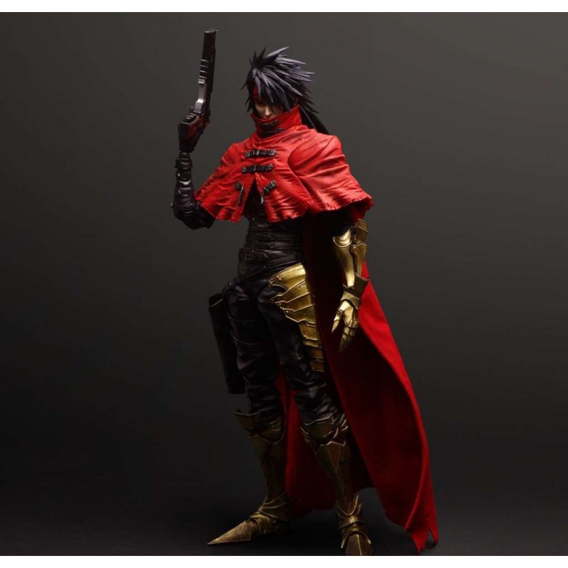 SQUARE ENIX FINAL FANTASY 7 REBIRTH VINCENT VALENTINE PLAY ARTS SHIN 28CM ACTION FIGURE