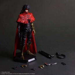 SQUARE ENIX FINAL FANTASY 7 REBIRTH VINCENT VALENTINE PLAY ARTS SHIN 28CM ACTION FIGURE