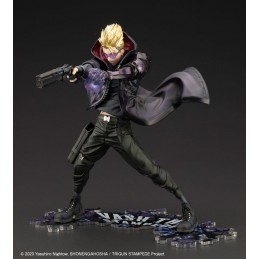 KOTOBUKIYA TRIGUN STAMPEDE ARTFXJ VASH THE STAMPEDE THE GUNMAN IN BLACK VERSION STATUE