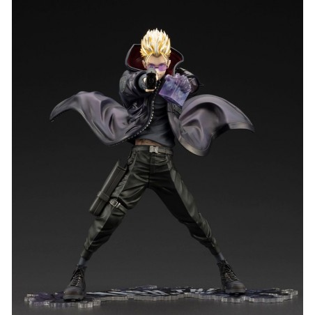 TRIGUN STAMPEDE ARTFXJ VASH THE STAMPEDE THE GUNMAN IN BLACK VERSION STATUE