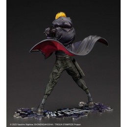 KOTOBUKIYA TRIGUN STAMPEDE ARTFXJ VASH THE STAMPEDE THE GUNMAN IN BLACK VERSION STATUE