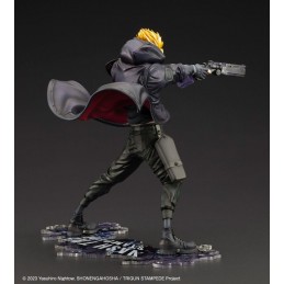 KOTOBUKIYA TRIGUN STAMPEDE ARTFXJ VASH THE STAMPEDE THE GUNMAN IN BLACK VERSION STATUE