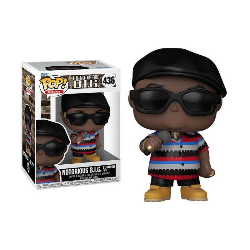 FUNKO FUNKO POP! NOTORIOUS B.I.G. SUMMER '95 BOBBLE HEAD FIGURE