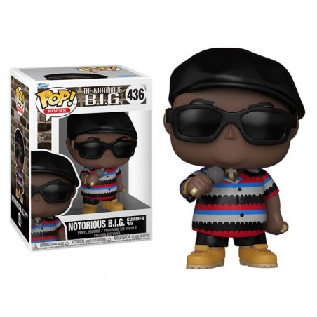 FUNKO POP! NOTORIOUS B.I.G. SUMMER '95 BOBBLE HEAD FIGURE