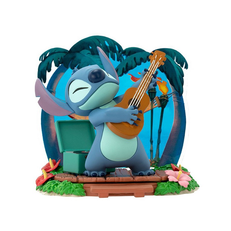 LILO AND STITCH GUITAR STITCH SUPER FIGURE COLLECTION STATUA ABYSTYLE