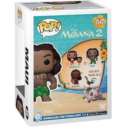 FUNKO DISNEY MOANA 2 MAUI BOBBLE HEAD KNOCKER FIGURE