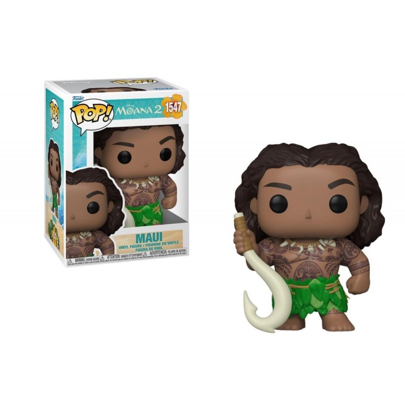 FUNKO DISNEY MOANA 2 MAUI BOBBLE HEAD KNOCKER FIGURE