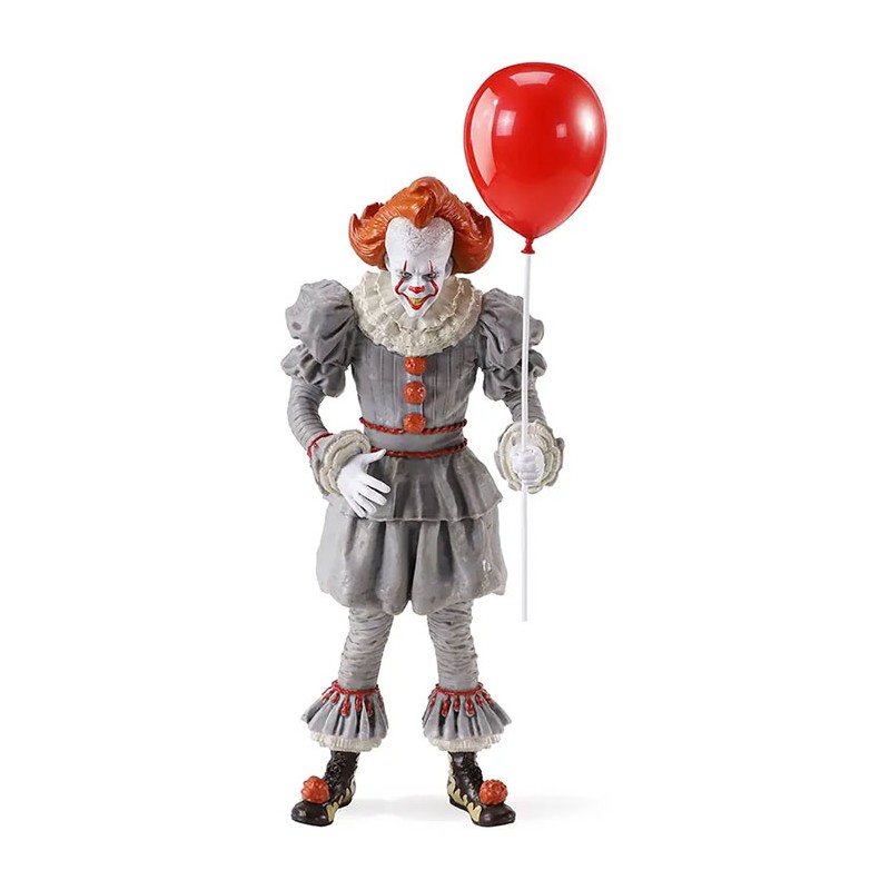 NOBLE COLLECTIONS IT 2017 PENNYWISE BENDYFIGS 20CM ACTION FIGURE