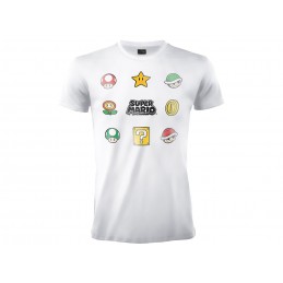 MAGLIA T SHIRT NINTENDO SUPER MARIO ICONS