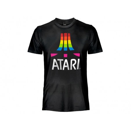 MAGLIA T SHIRT ATARI RAINBOW NERA