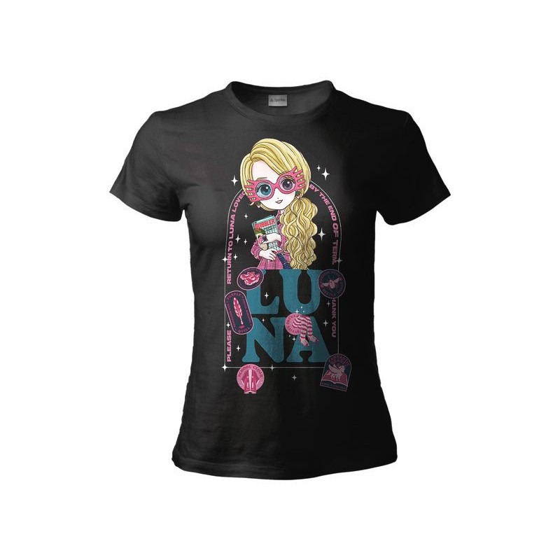 MAGLIA T SHIRT DONNA HARRY POTTER LUNA LOVEGOOD