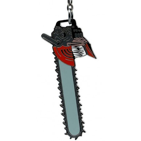 CHAINSAW MAN HEAD METAL KEYCHAIN