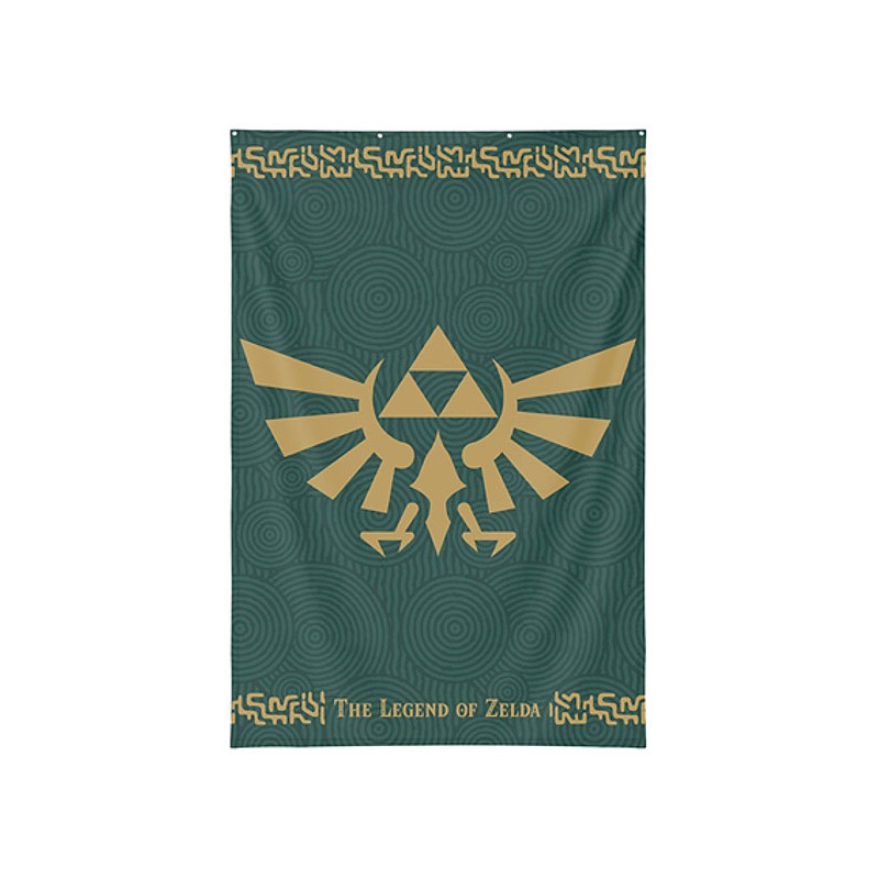 THE LEGEND OF ZELDA LOGO WALL DECOR 125X85CM TELO DECORATIVO LYO