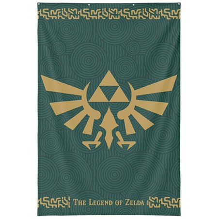 THE LEGEND OF ZELDA LOGO WALL DECOR 125X85CM TELO DECORATIVO