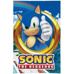 SONIC THE HEDGEHOG WALL DECOR 125X85CM TELO DECORATIVO LYO