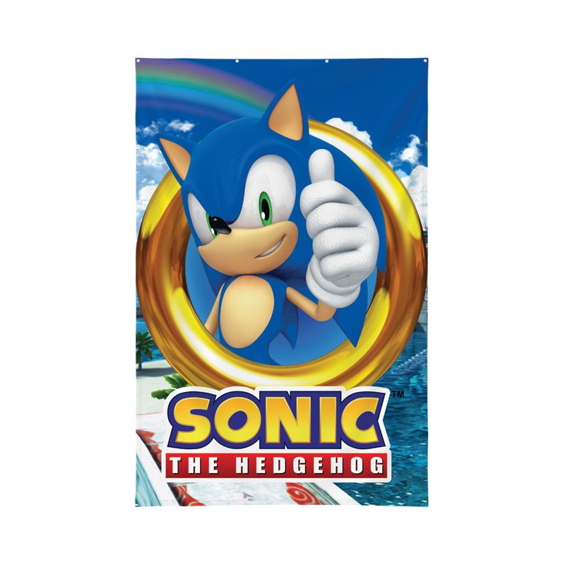 SONIC THE HEDGEHOG WALL DECOR 125X85CM TELO DECORATIVO LYO