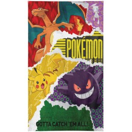 POKEMON GOTTA CATCH 'EM ALL WALL DECOR 125X85CM TELO DECORATIVO LYO