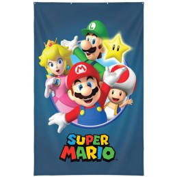 LYO SUPER MARIO CHARACTERS WALL DECOR 125X85CM