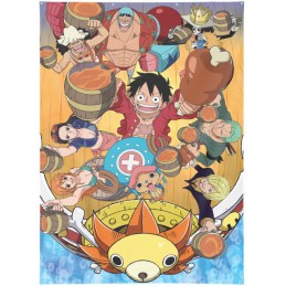 ONE PIECE CREW WALL DECOR 125X85CM TELO DECORATIVO LYO