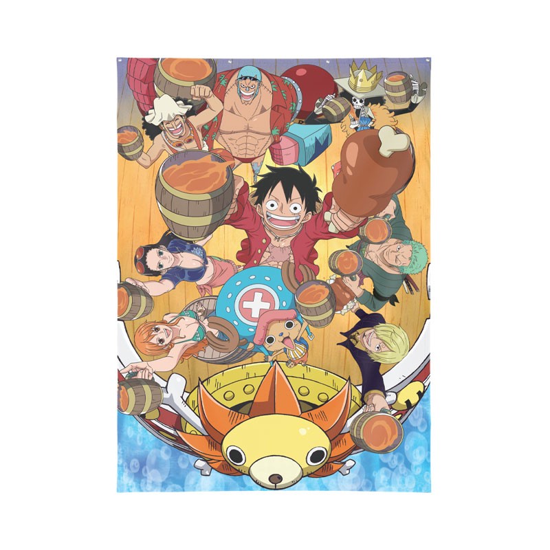 ONE PIECE CREW WALL DECOR 125X85CM TELO DECORATIVO LYO