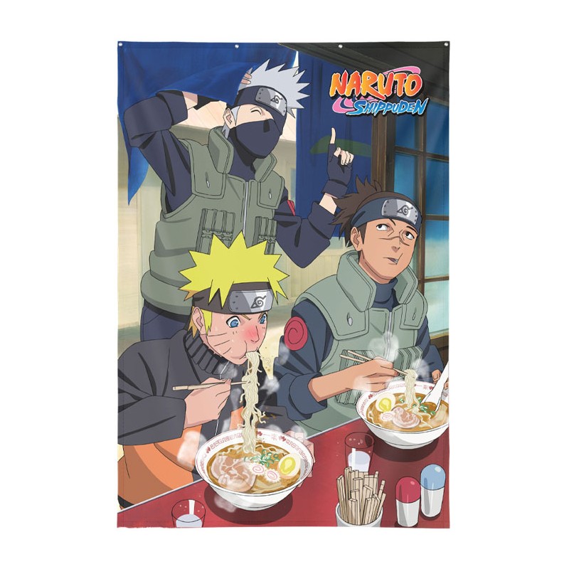 NARUTO SHIPPUDEN RAMEN ICHIRAKU WALL DECOR 125X85CM TELO DECORATIVO LYO