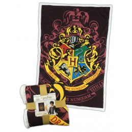 LYO HARRY POTTER HOGWARTS CREST FLEECE SHERPA BLANKET 100X150CM