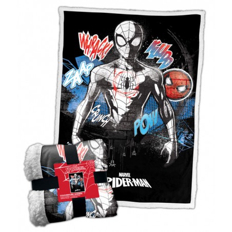 MARVEL SPIDER-MAN COPERTA IN PILE SHERPA 100X150CM