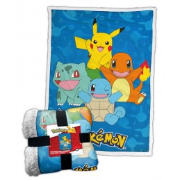 POKEMON HAPPY CREW COPERTA IN PILE SHERPA 100X150CM LYO