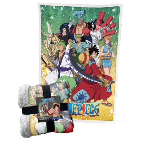 ONE PIECE WANO FLEECE SHERPA BLANKET 100X150CM