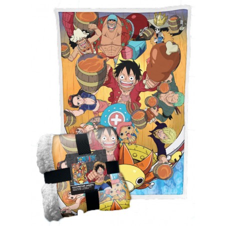 ONE PIECE CREW COPERTA IN PILE SHERPA 100X150CM