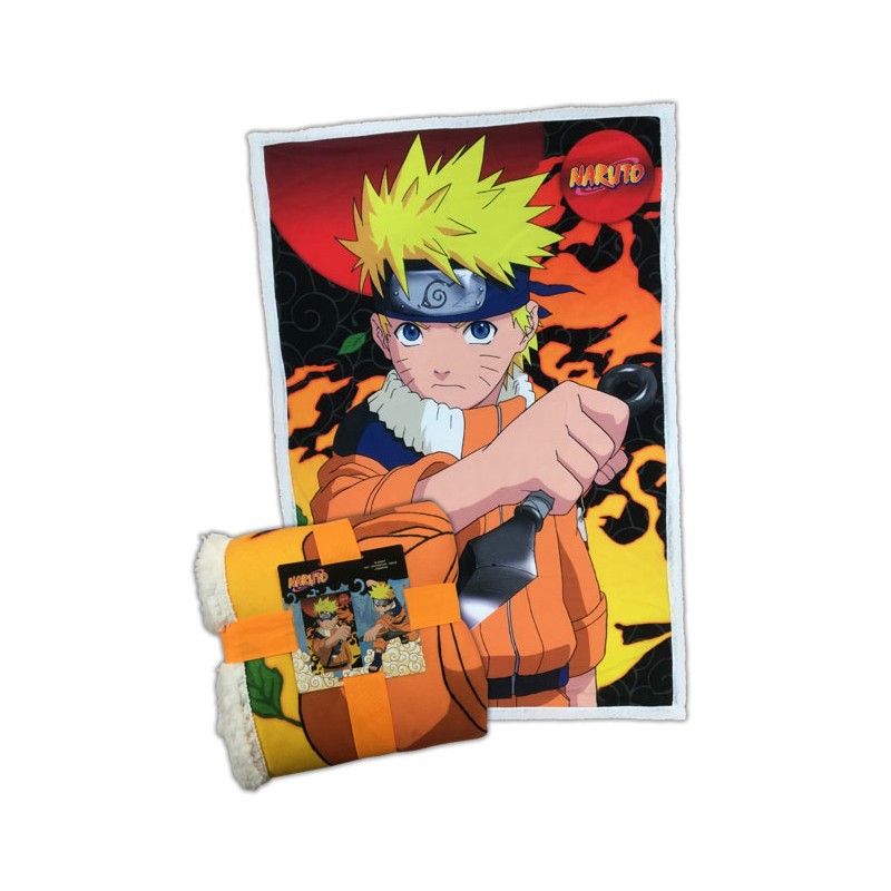 NARUTO UZUMAKI COPERTA IN PILE SHERPA 100X150CM LYO