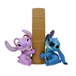 DISNEY STITCH AND ANGEL BOOKEND FERMALIBRI FIGURE ENESCO