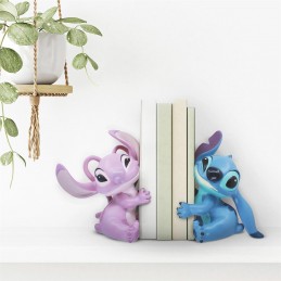 DISNEY STITCH AND ANGEL BOOKEND FERMALIBRI FIGURE ENESCO