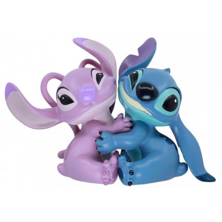 DISNEY STITCH AND ANGEL BOOKEND FIGURE