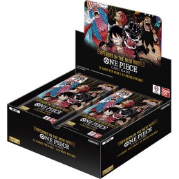 BANDAI ONE PIECE OP-09 EU EMPERORS IN THE NEW WORLD BOX SIGILLATO 24 BUSTE ENGLISH VERSION