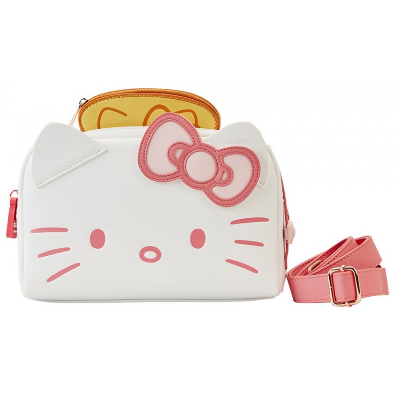 SANRIO HELLO KITTY TOSTAPANE BORSA A TRACOLLA E PORTATESSERE LOUNGEFLY