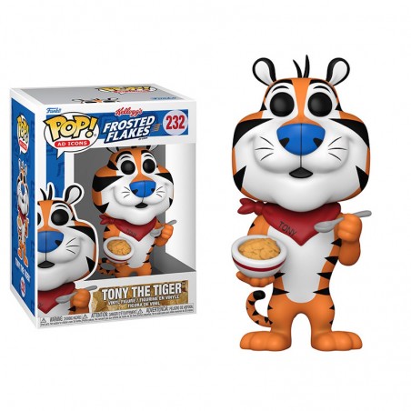 FUNKO POP! AD ICONS KELLOGG'S FROSTED FLAKES TONY THE TIGER BOBBLE HEAD FIGURE