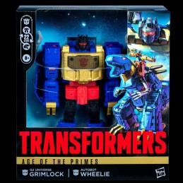 TRANSFORMERS AGE OF THE PRIMES GRIMLOCK & WHEELIE ACTION FIGURE HASBRO