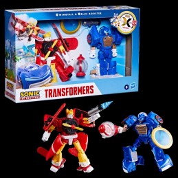 SONIC X TRANSFORMERS WINGTAIL & BLUE BOOSTER ACTION FIGURE HASBRO