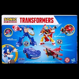 SONIC X TRANSFORMERS WINGTAIL & BLUE BOOSTER ACTION FIGURE HASBRO